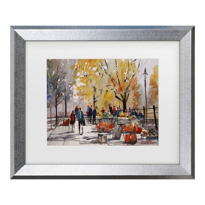 Trademark Fine Art Ryan Radke Farm Market Matted Framed Art