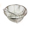 Bayou Classic 0126 11-in Stainless Fry Basket w/Folding Handle 5.5-in Depth Drain Hook Perfect - 2 of 4