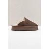 Women's Wo's Crochet Edge faux-shearling Platform Slippers - CCOCCI - 2 of 3