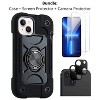 SaharaCase iPhone 14 Plus 6.7" Bundle DualShock Case with Tempered Glass Screen and Camera Protector - 2 of 4