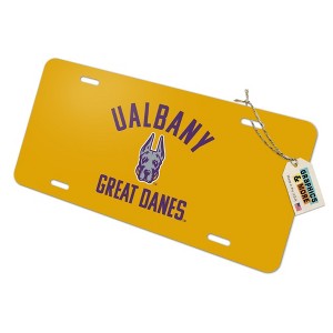University at Albany Great Danes Novelty Metal Vanity Tag License Plate - 1 of 4