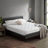 Infurnic Mattresses Overfilled Deep Pocket Mattress Pad King, Cool and Comfortable with Silky Feel and Noiseless Design, White, 80"*78"*0.8 - 3 of 4