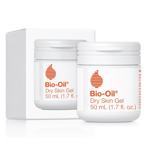 Bio-Oil Dry Skin Gel Individual Tub Body Moisturizer, Fast Hydration,  Vitamin B3, Non-Comedogenic Scented - 1.7 fl oz