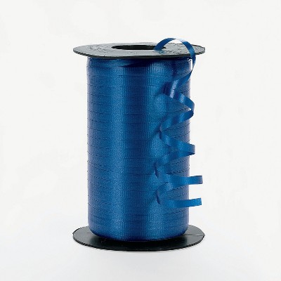 Royal Blue Curling Ribbon on Roll