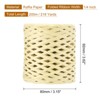 Unique Bargains Decorative Raffia Paper Craft Ribbon for Christmas Wrapping DIY - 2 of 4