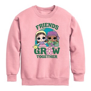 Boys' - LOL Surprise! - Friends Grow Together Graphic Long Sleeve Fleece Sweatshirt - 1 of 4