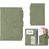 Clotth Travel Wallet - Slim RFID Blocking Passport Holder for Women & Men with Zipper Pocket & Card Slot,Fashionable & Easy-to-Use Organizer - 2 of 4
