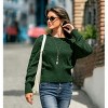 Women’s Chic Cozy Cable Crewneck Pullover Sweater -Cupshe - 4 of 4