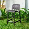 Lagoon Rue Resin Stackable Outdoor Counter Stool - 2 of 4