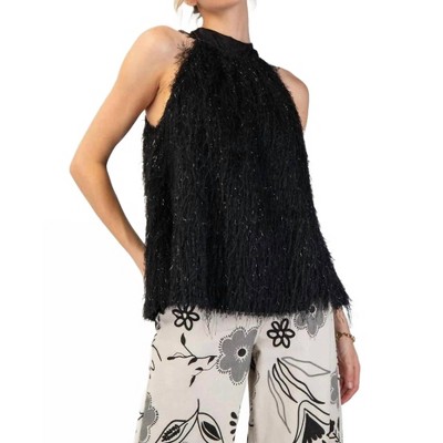 Women's Mohair Halter Top - Easel