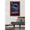 Trends International MLB Cleveland Guardians - Neon Helmet 23 Framed Wall Poster Prints - 2 of 4
