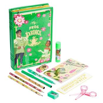 Disney Princess Girls Activity Tote Art & Craft 100 Pieces Kit Value Box,  for Child 