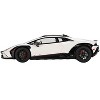 Lamborghini Huracan Sterrato Bianco Asopo White with Matt Black Top and Red Stripes 1/18 Model Car by Top Speed - 3 of 4