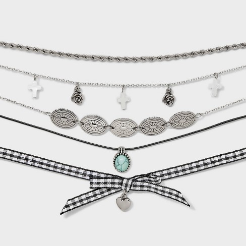 Semi choker necklace hot sale