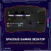 BestMassage 35/47 Inch Gaming Desk Z-Shaped PC Computer Desk with Carbon Fiber Surface Adjustable Leg Pads - 3 of 4
