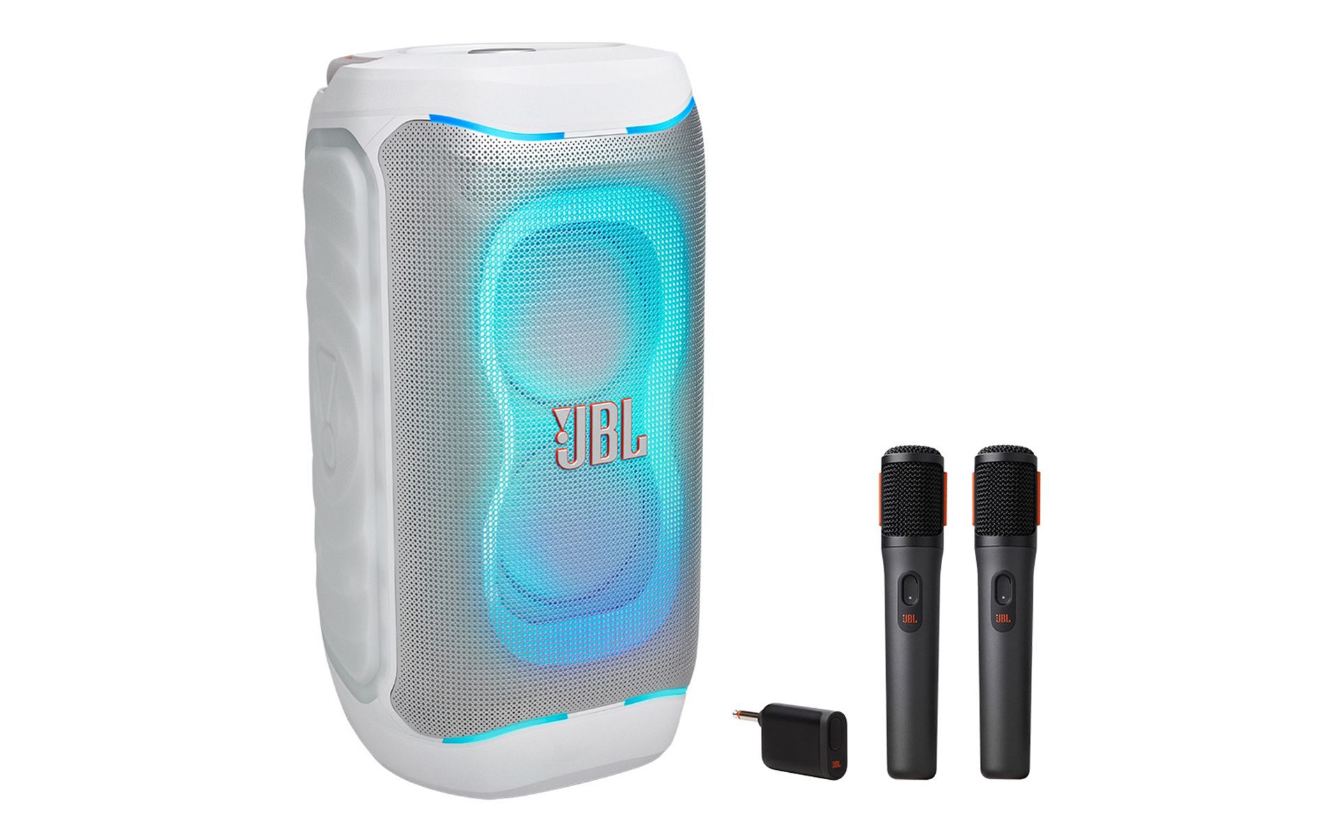 JBL PartyBox 130 Portable Party Speaker Bundle with Wireless Microphone System