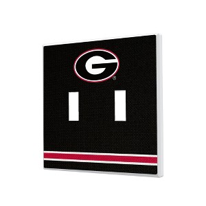 NCAA SEC Universities Stripe Hidden-Screw Light Switch Plate for Double Toggle - 1 of 4