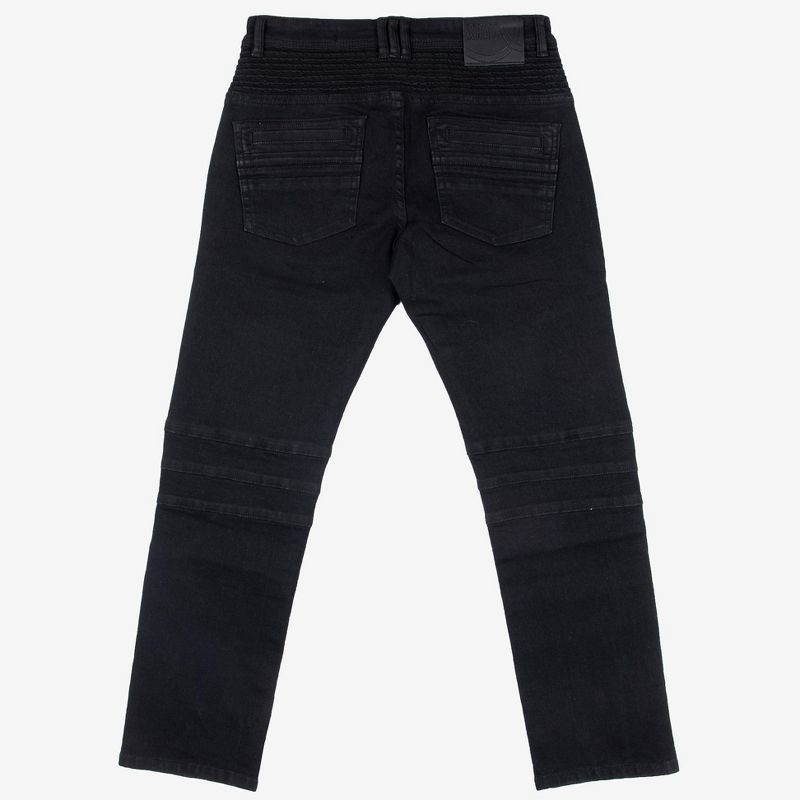 X RAY Little boy's Moto Fashion Jeans in BLACK Size 6, 2 of 5