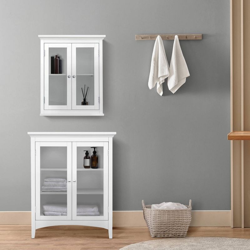 Madison Avenue Two Door Floor Cabinet White - Elegant Home Fashions, 4 of 13