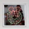 Northlight Lighted Wreath Window Silhouette Christmas Decoration - 16" - 3 of 4