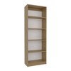 PAGED Bookshelf Wood Storage Shelves with Space-Saving Design, Bookcase for Home Office, Study - 4 of 4