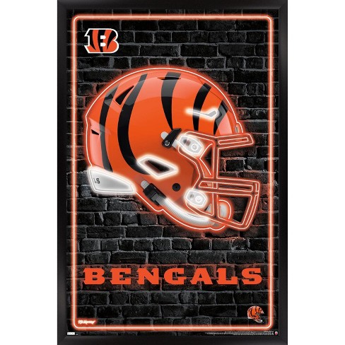 NFL Cincinnati Bengals - Neon Helmet 23 Poster