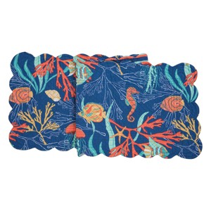 C&F Home 14" x 51" Bimini Island Table Runner - 1 of 4