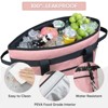 HOMLUX Large Leakproof Coolers Soft Tote Bags, Collapsible, Insulated, Gray - 4 of 4
