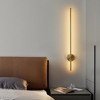 POWLIG LED Dimmable Aluminum Wall Sconce with 350 Degree Rotation (Set of 2) - 3 of 4
