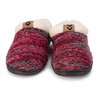 Roxoni Girl's Cozy Knitted Fleece Lined Clogs with Non-Skid Sole - 3 of 4
