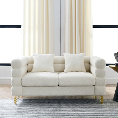 SKRAN Sectional Sofa, Living Room Comfort Fabric-Deep Seating with Pillows for Living Room,Bedroom,Office
