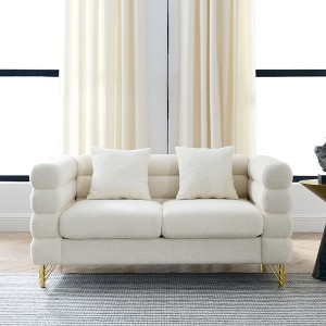 SKRAN Sectional Sofa, Living Room Comfort Fabric-Deep Seating with Pillows for Living Room,Bedroom,Office - 1 of 4