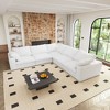 NicBex Couches for Living Room Feather-filled Seat Sofa Couches Comfy Upholstered 1pc Modular Design Sofa - 4 of 4