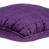 Parkland Collection,Agio Purple Solid Quilted Throw Pillow - 4 of 4