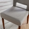 Accent Chairs Set of 2, Velvet Chairs with Solid Woood ,Upholstered Dining Chairs for Living Room, Kitchen, Bedroom, Beauty Room,Dining Room- Grey - image 4 of 4