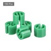 Unique Bargains Fit 0.14 Inch Rod Clothes Hanger Color Coding Markers Blank Tags 150 Pcs - 3 of 4