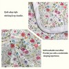 Boersma Red Floral Quilt 3 Pieces Microfiber Quilt Sets Lightweight Bedspreads Botanical Coverlets Quilt Bedding Set All Season Quilts Queen Size - 4 of 4