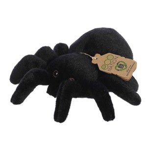 Aurora Small Eco Softies Tarantula Eco Nation Eco-Friendly Stuffed Animal Black 6" - 1 of 4
