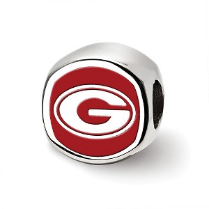 Black Bow Jewelry Sterling Silver Georgia Bulldogs NCAA Bead Charm - 1 of 4