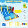 KRISRATE Inflatable Water Slide Bounce House for Kids Backyard-12x10FT Blow Up Water Park with Dual Racing Slides, Splash Pool, Climbing Wall & Blower - 3 of 4