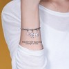 Daisy Flower Charm European Bead CZ Sterling Silver Pink Ginger Lyne Collection - 4 of 4