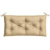 vidaXL Garden Bench Cushion Melange Beige 39.4"x19.7"x2.8" Fabric - 4 of 4