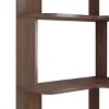 SEVOBAL Decorative Bookshelf 6 Tier L Shaped Corner Bookcase with Anti Falling Baffle for Living Room Bedroom, Brown, 21.65"*21.65"*64.57" - 2 of 4