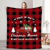 Lomsoe Comfortable Christmas Car Print Flannel Blanket - Perfect Holiday Gift for Girls and Boys | Suitable for Sofa, Bed, Office. - 2 of 4