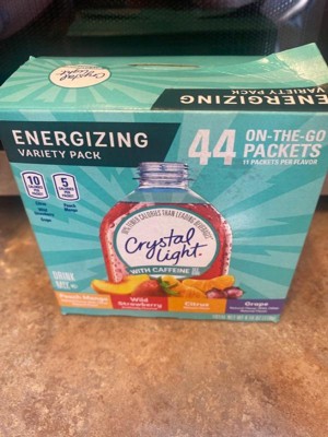 Crystal Light On The Go Energy Variety Pack - 44ct Packets : Target