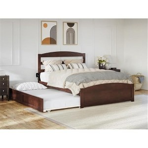 AFI Furnishings Warren Platform Bed F with Footboard & T Trundle AW - 1 of 4