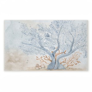 Stupell Industries Treasures From The Sea Printed Outdoor Door Mat, design by Audrey Jeanne Roberts, 18"x30" - 1 of 4