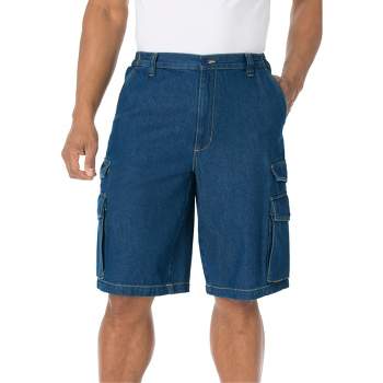 KingSize Men's Big & Tall 12" Side Elastic Cargo Shorts