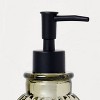 2pc Tall Soap Pump Set Gray - Opalhouse™ designed with Jungalow™: Glass Dispenser & Tumbler, Spot Clean - 3 of 4