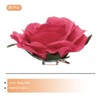 Unique Bargains Soft Fabric Weddings Party Women Rose Flower Hair Clips 30 Pcs - 3 of 4